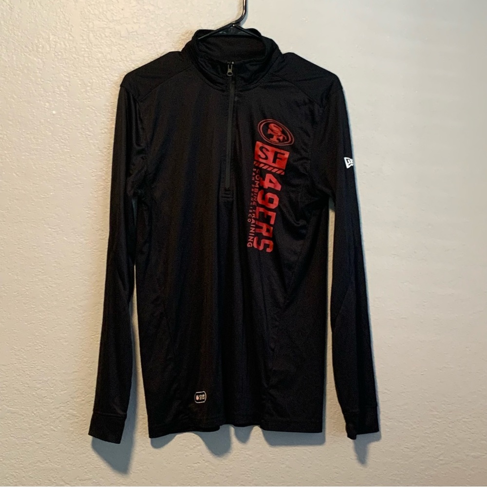 Mens New Era San Francisco 49er 1/4 Zip